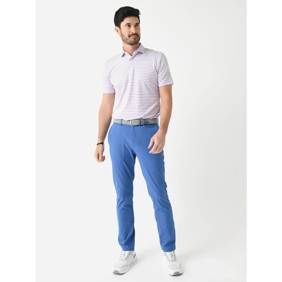 Holderness & Bourne The Garvey Tech Performance Pants Mens 38x32 Maidstone Blue